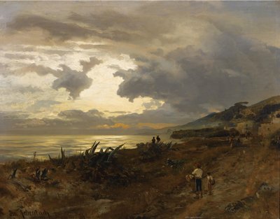 La côte amalfitaine - Oswald Achenbach